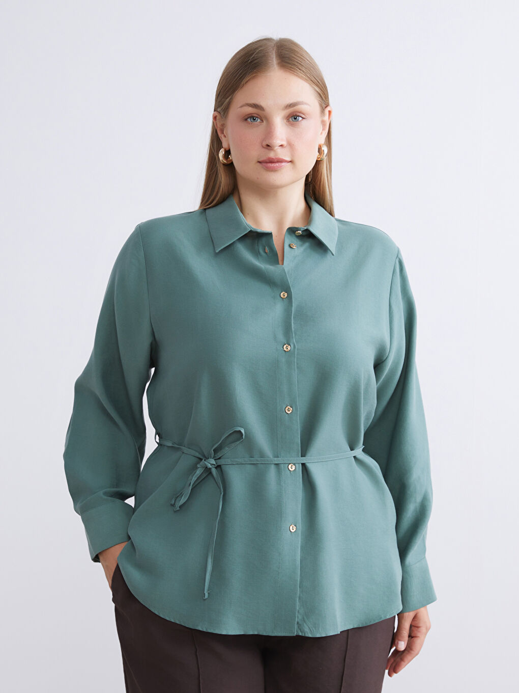 Woman GREEN Shirt-2