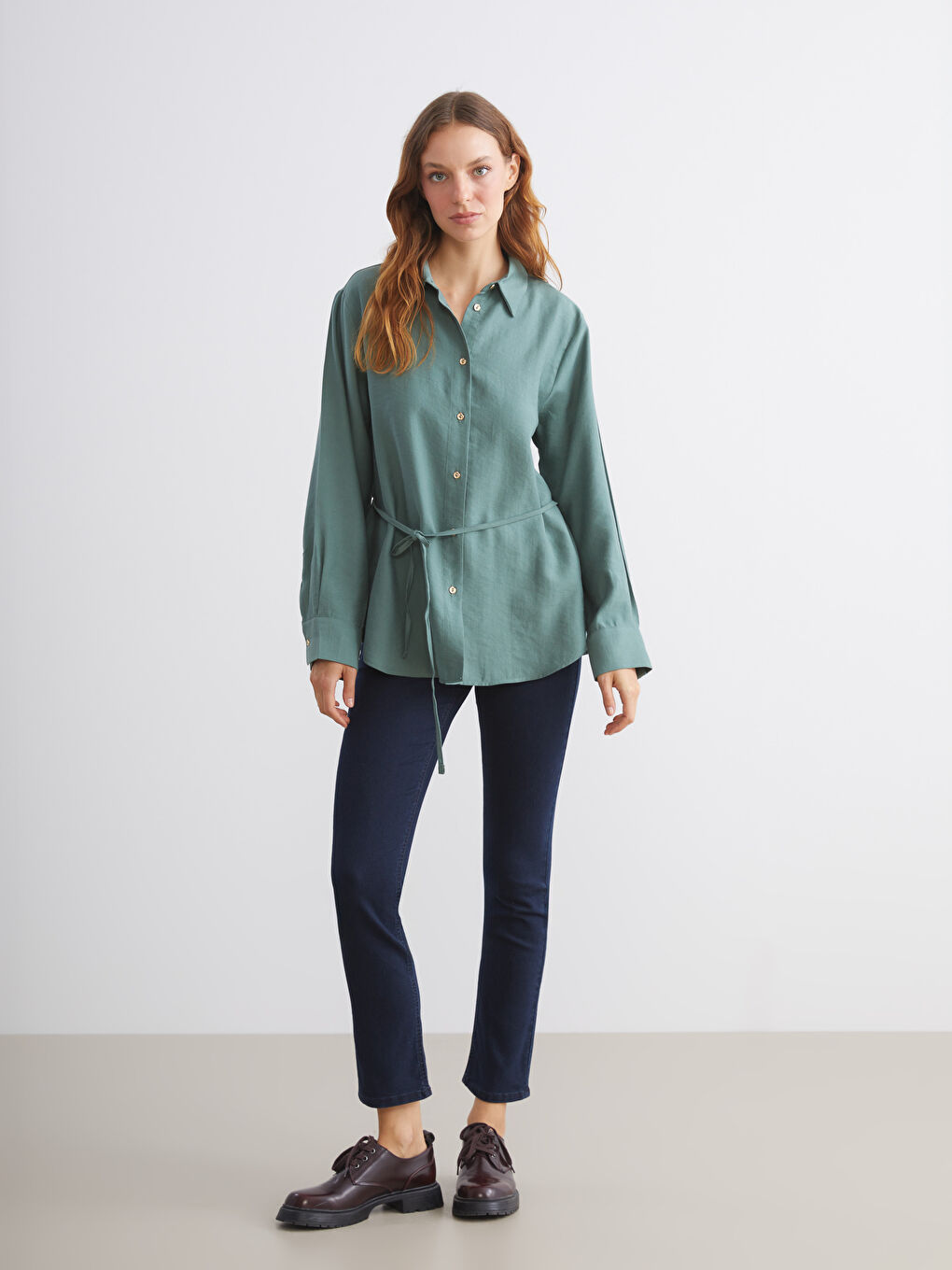 Woman GREEN Shirt-1