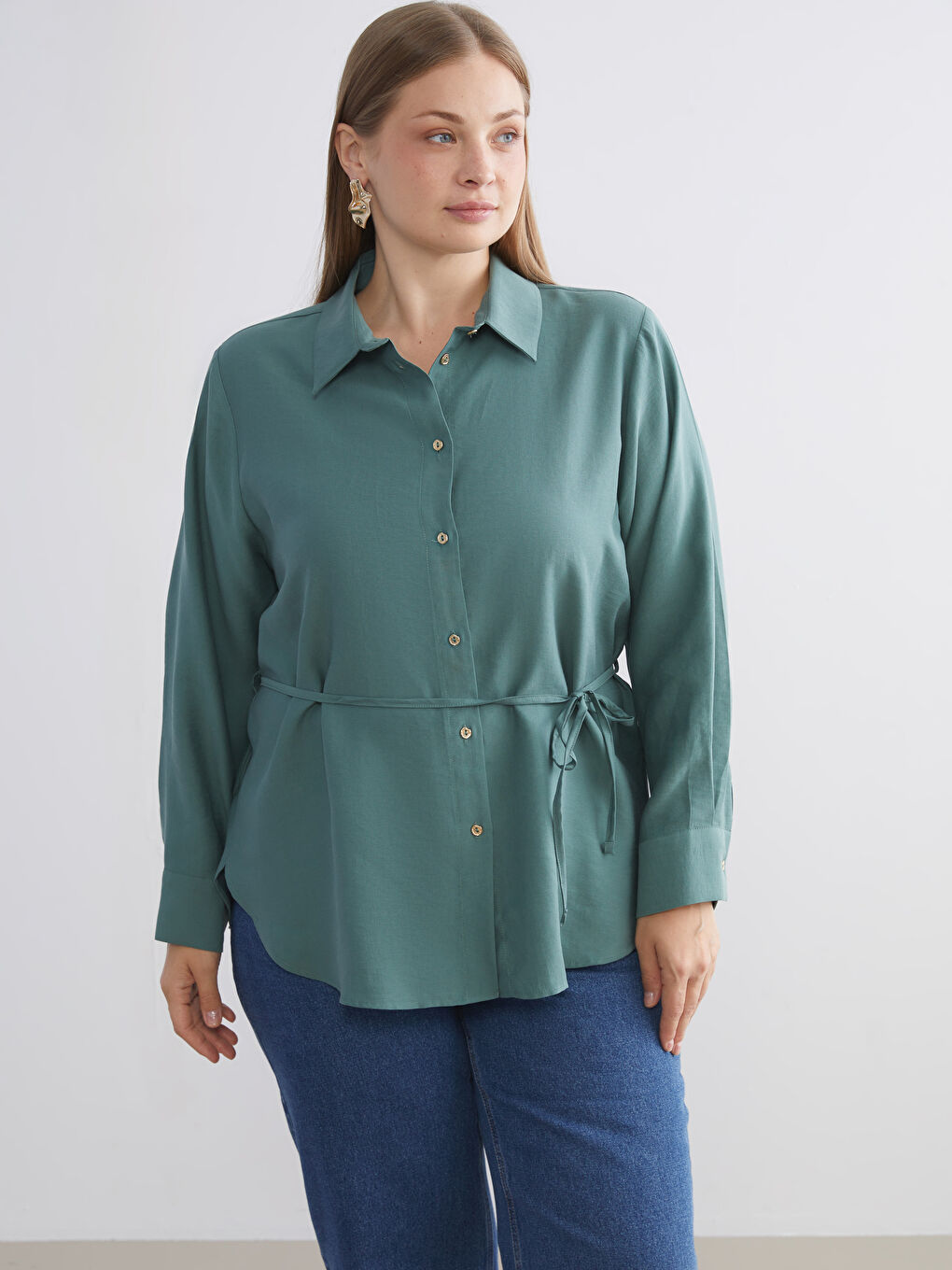Woman GREEN Shirt-1