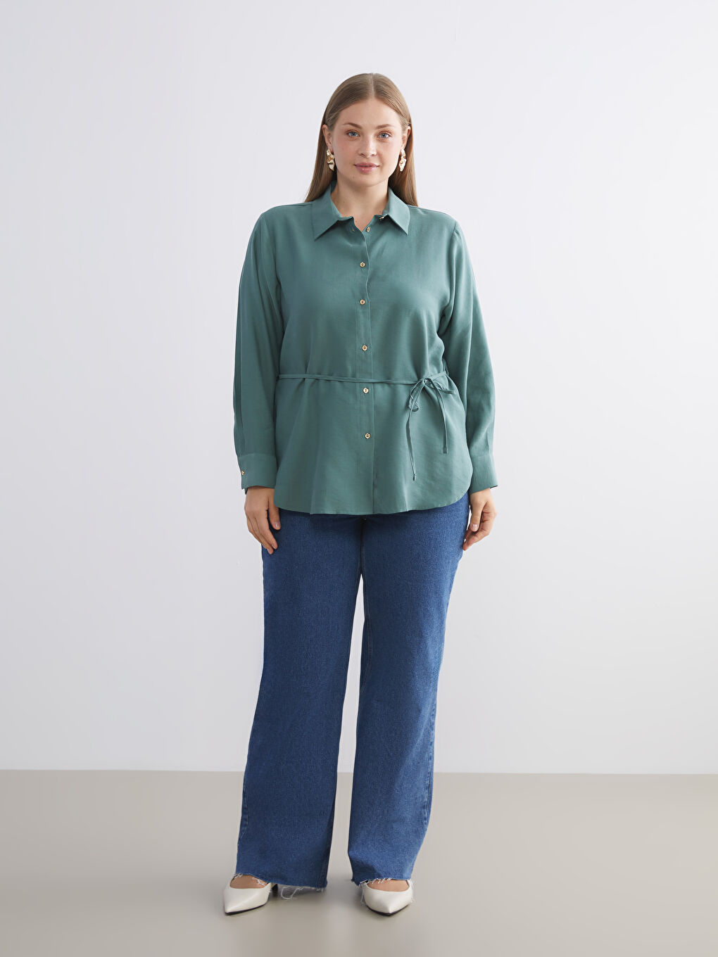 Woman GREEN Shirt-3