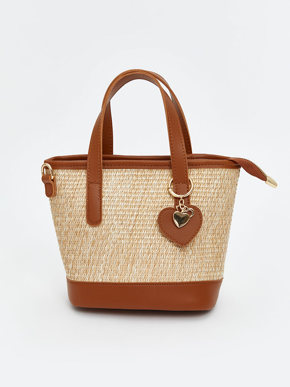 Bej Çıkarılabilir Askılı Kadın Omuz Çantası-2