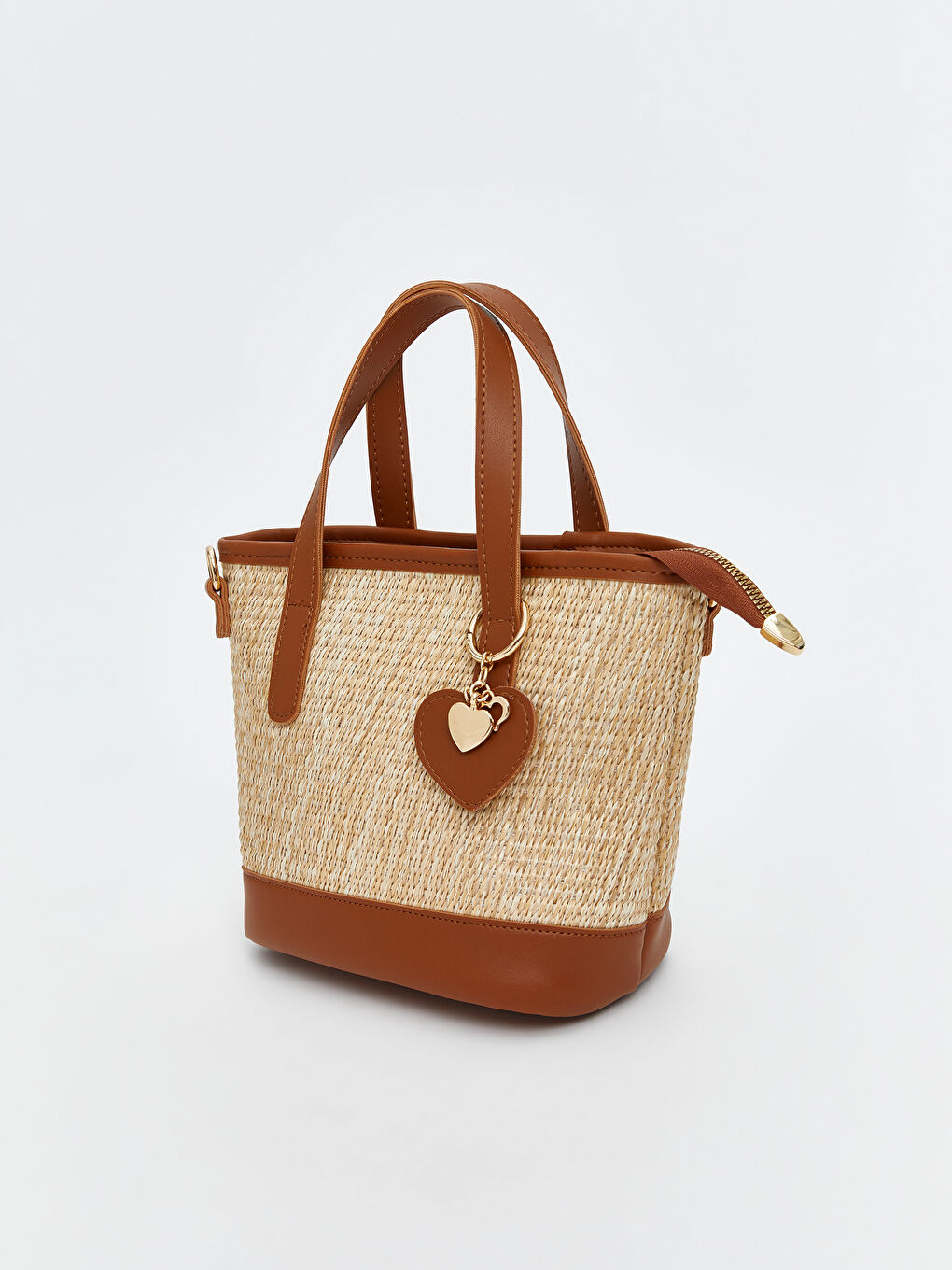 Bej Çıkarılabilir Askılı Kadın Omuz Çantası-4