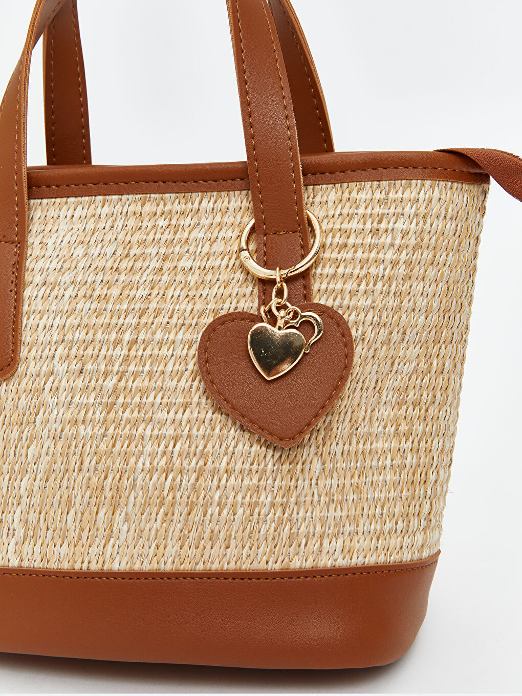 Bej Çıkarılabilir Askılı Kadın Omuz Çantası-5