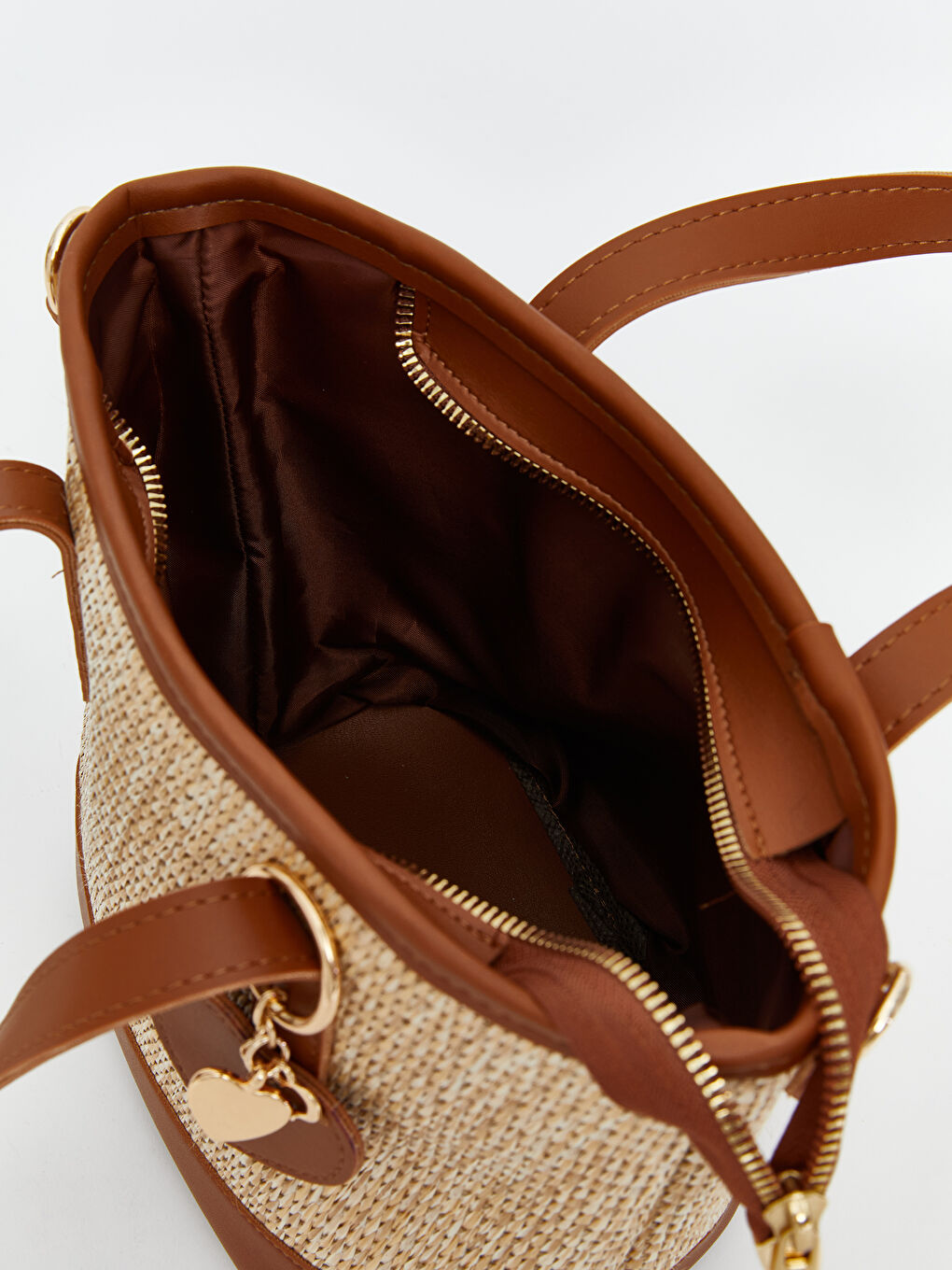 Bej Çıkarılabilir Askılı Kadın Omuz Çantası-6