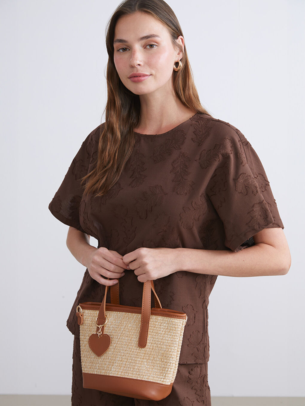 Bej Çıkarılabilir Askılı Kadın Omuz Çantası