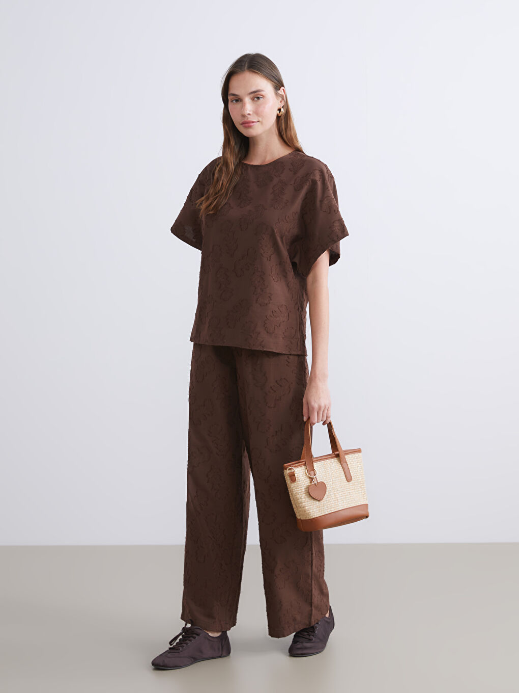 Bej Çıkarılabilir Askılı Kadın Omuz Çantası-1