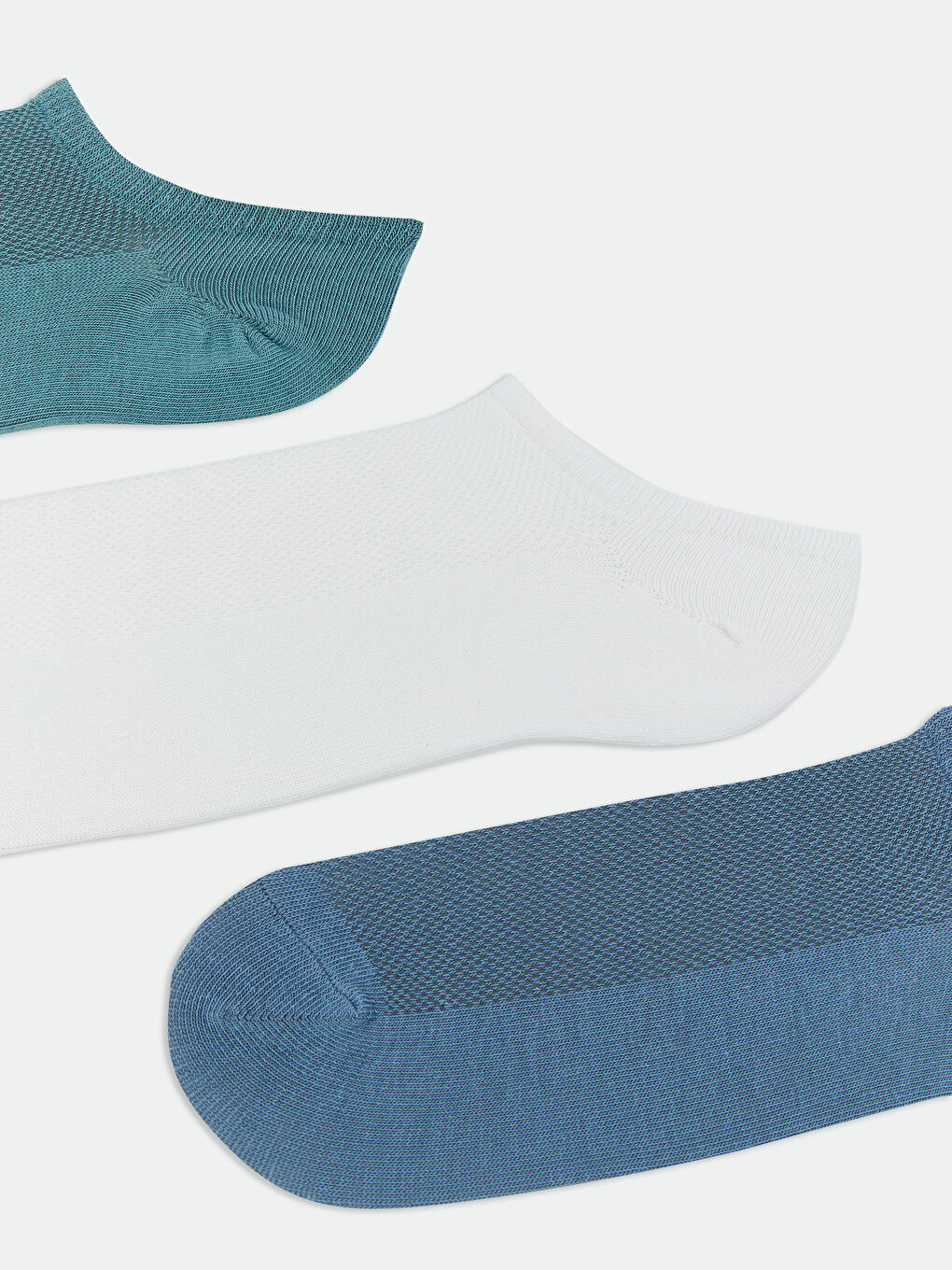 Karışık Erkek 5'li Paket Sneaker Çorap-2