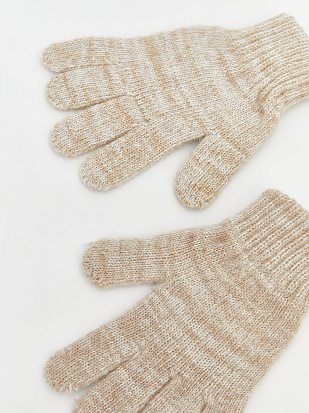 Ekru Erkek Çocuk Atkı Bere ve Eldiven Seti-3