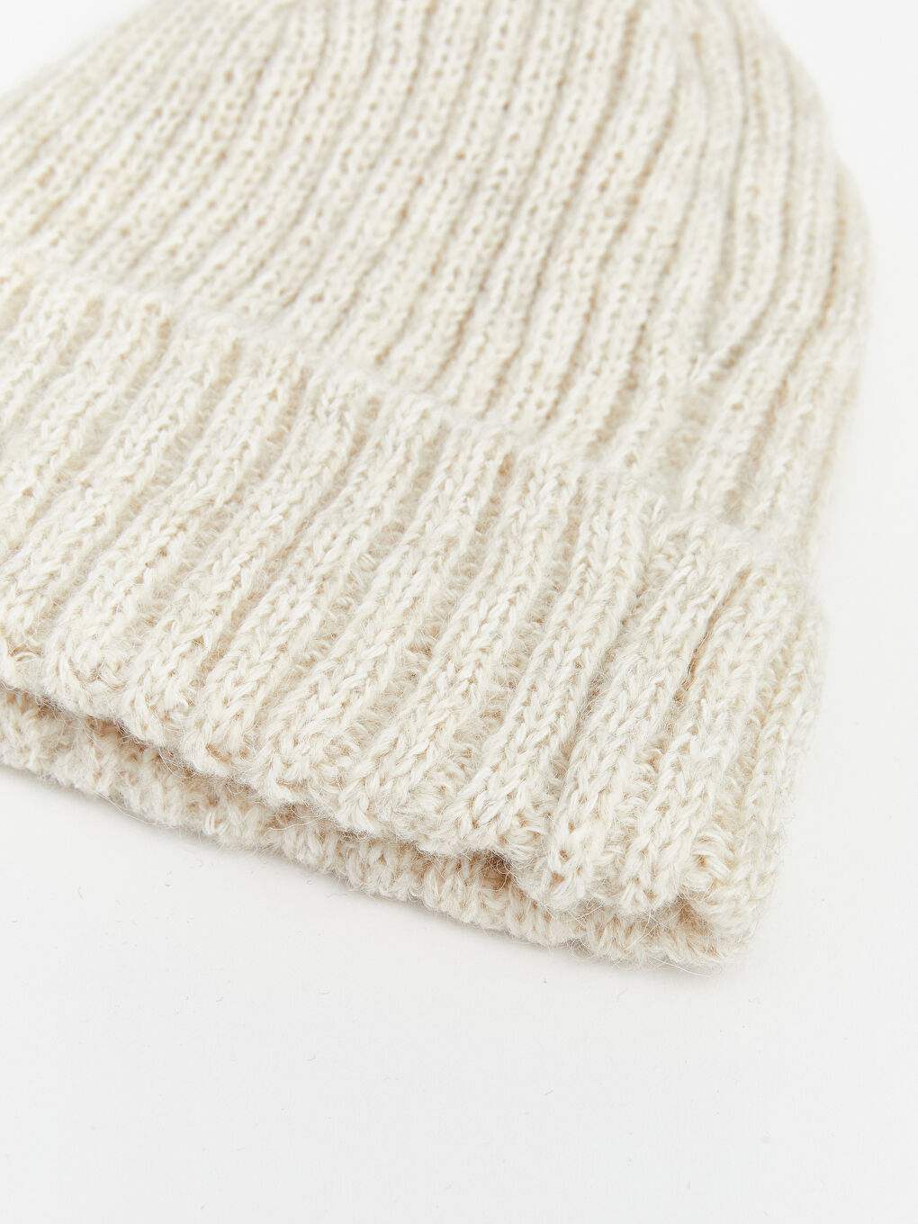 Ekru Erkek Çocuk Atkı Bere ve Eldiven Seti-1