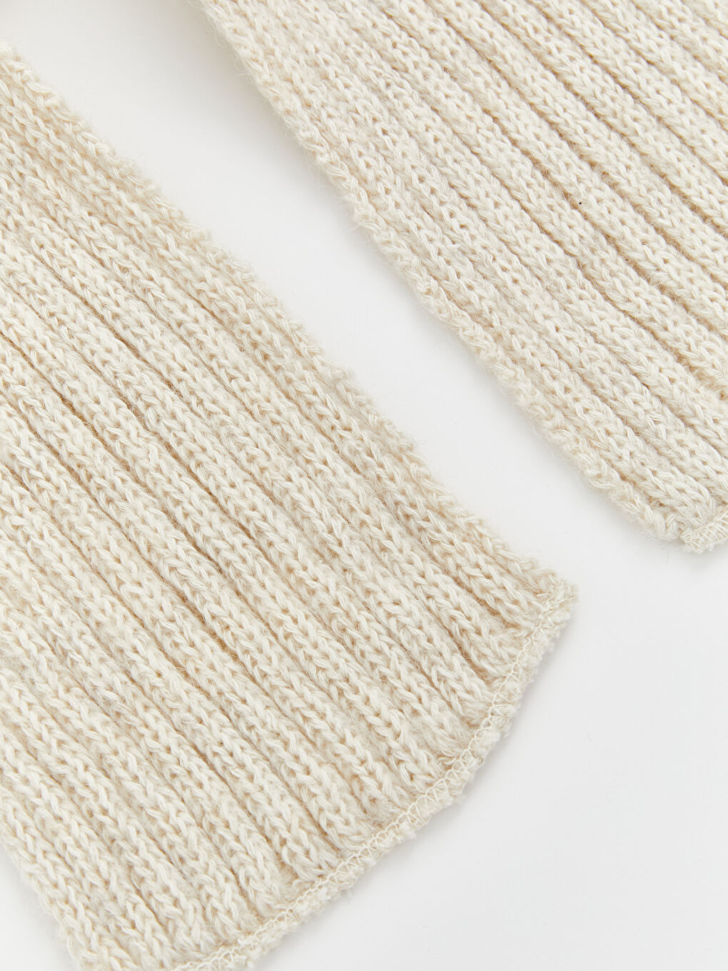 Ekru Erkek Çocuk Atkı Bere ve Eldiven Seti-3