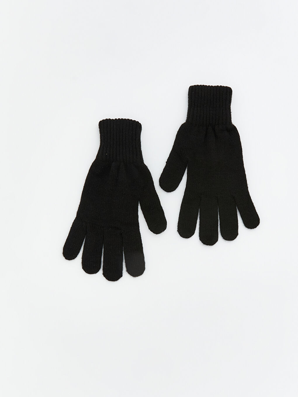 Siyah Basic Kadın Triko Eldiven