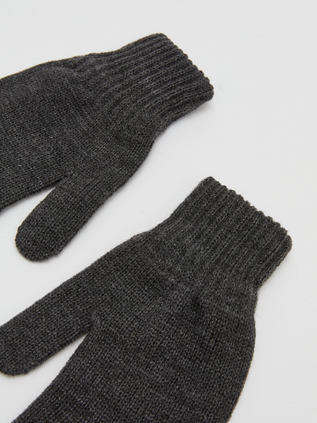 Antrasit Basic Erkek Triko Eldiven-1