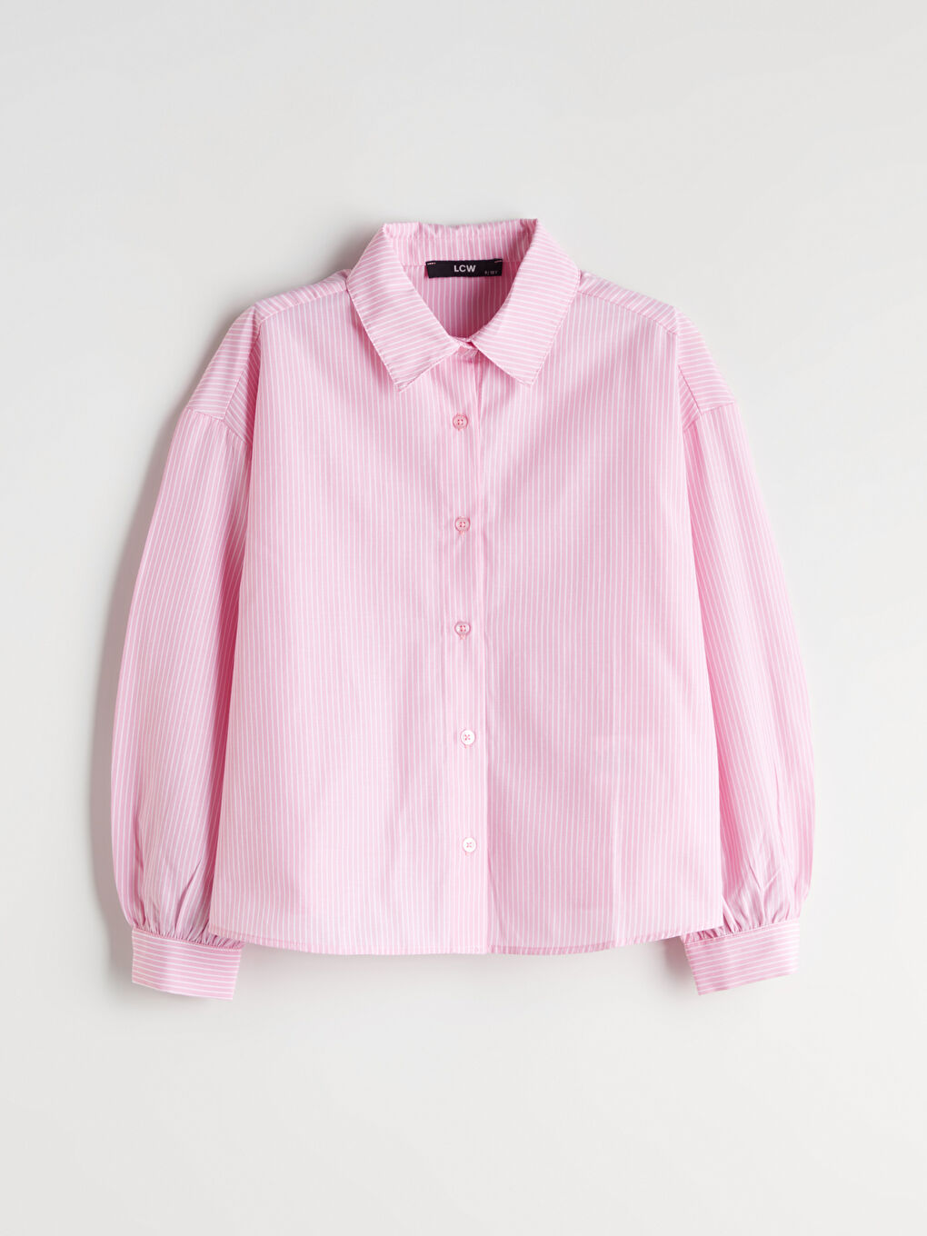 Basic Long Sleeve Girls' Shirt-3