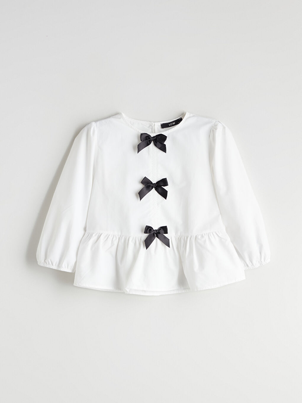 Девочки экрю Блузка