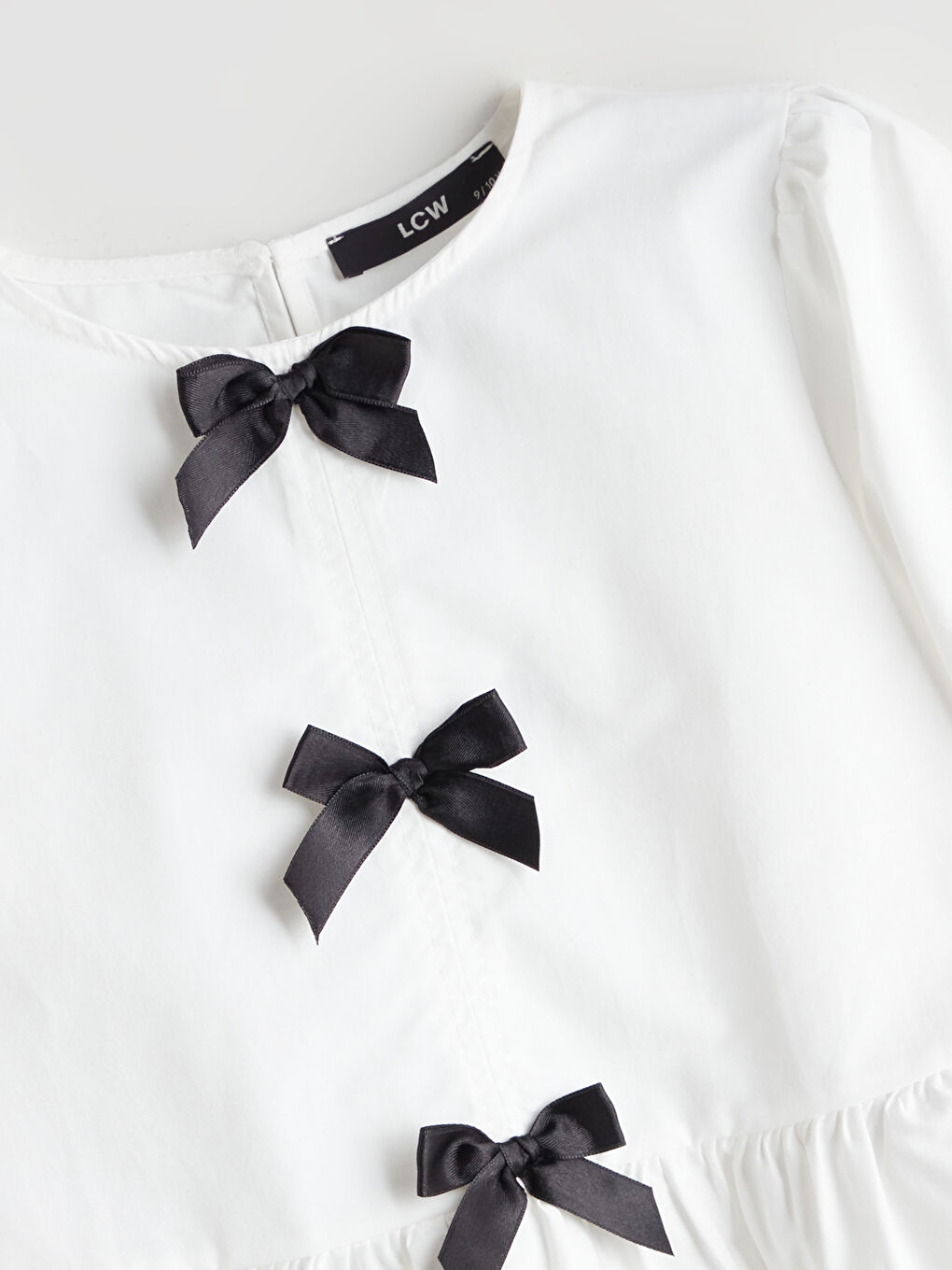 Девочки экрю Блузка-1