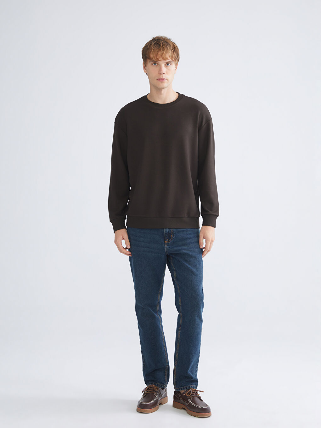 Crew Neck Men's Sweatshirt-1