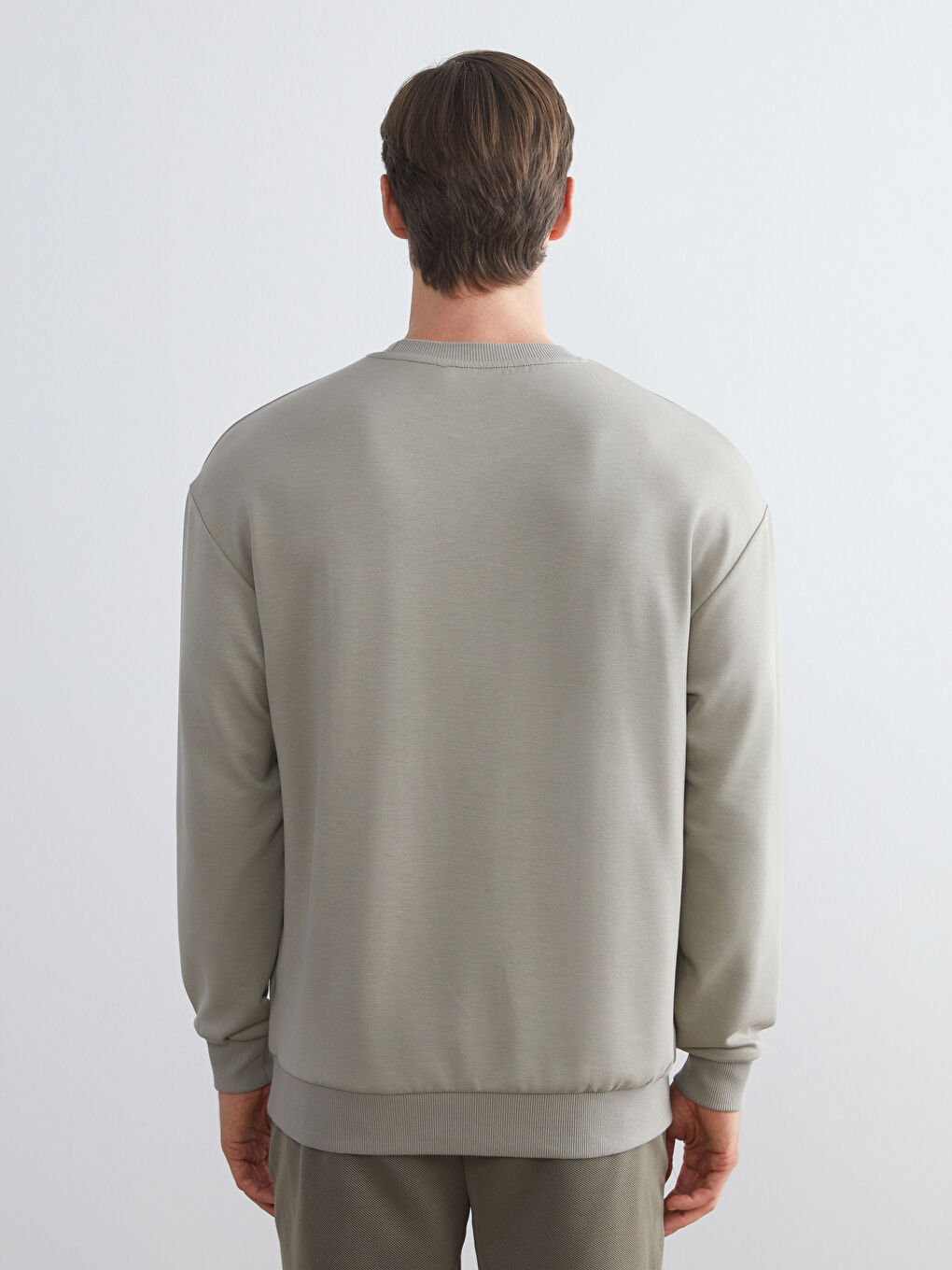 Crew Neck Men's Sweatshirt-3