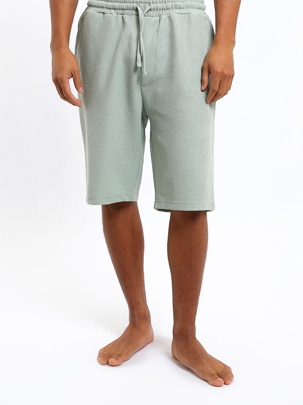 Elastic Waist Men's Pyjama Bottoms-1