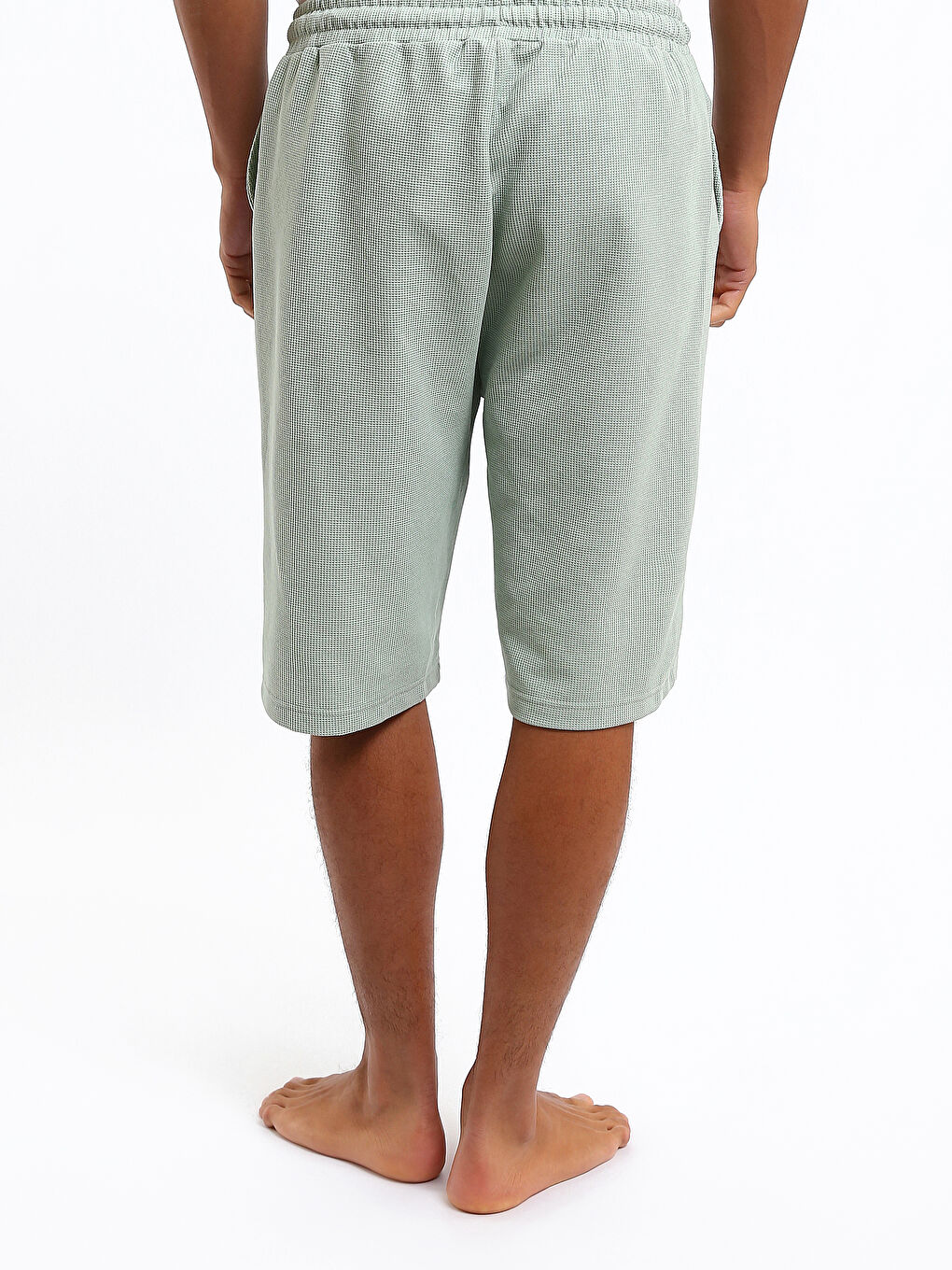 Elastic Waist Men's Pyjama Bottoms-4