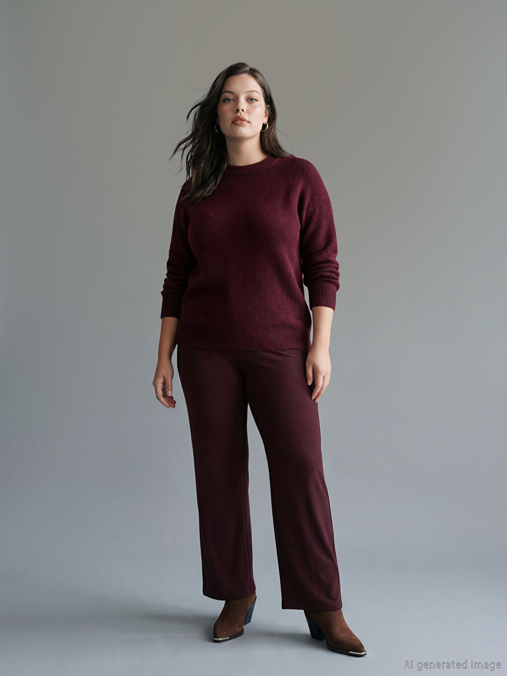 Дамски панталони с пайети и свободна кройка-4