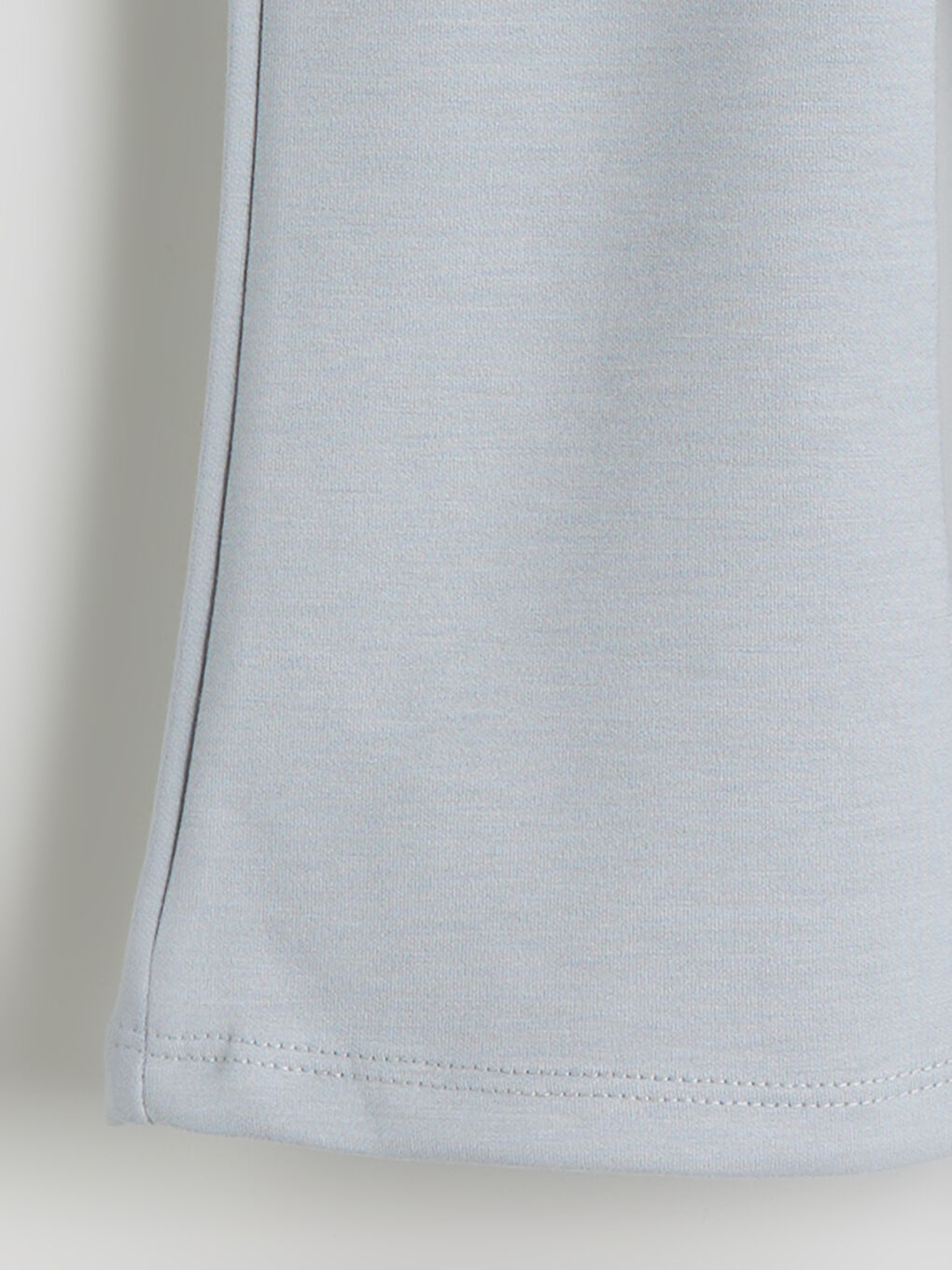 Gri Beli Lastikli Kız Çocuk Eşofman Alt-2