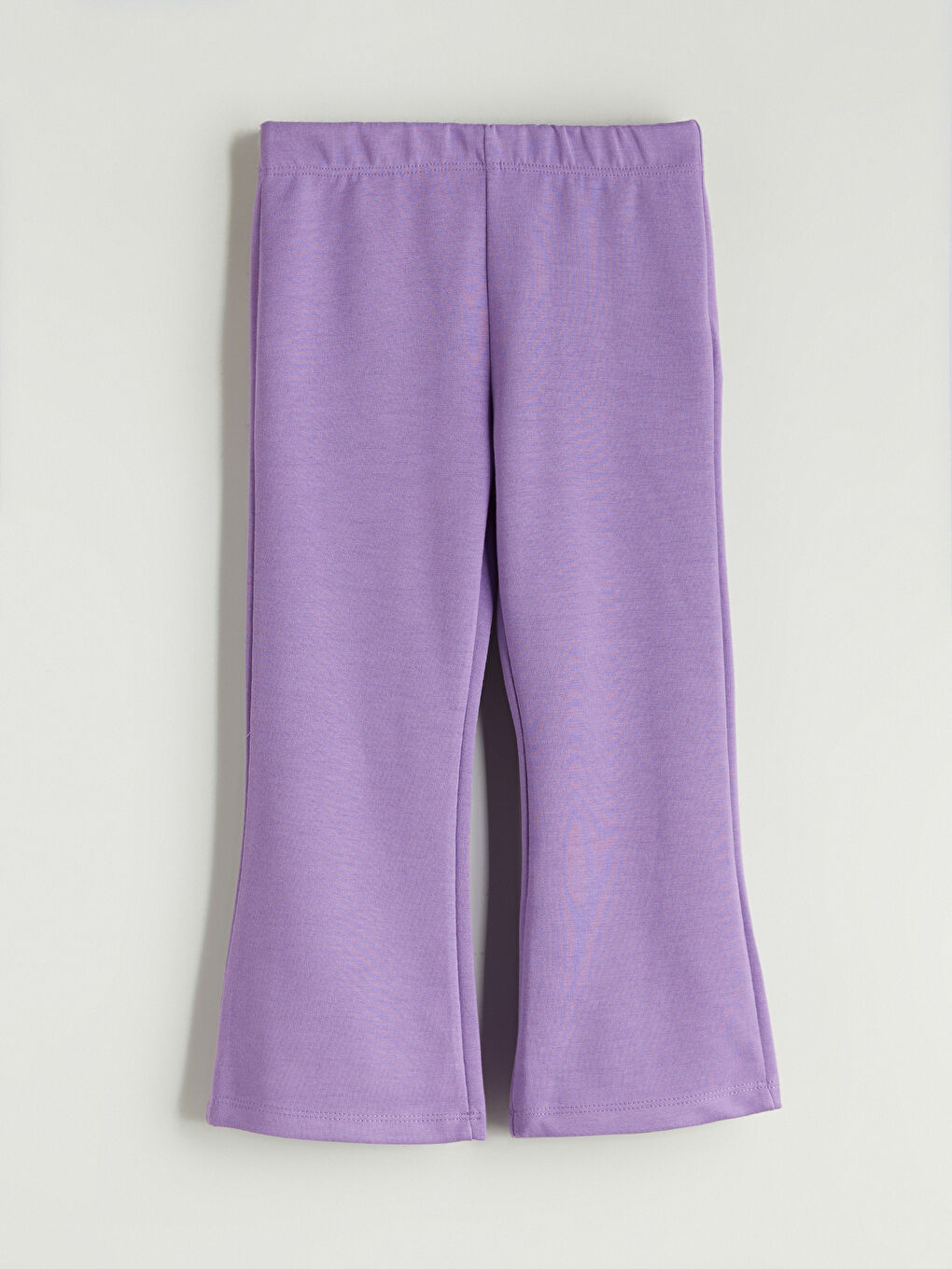 Mor Beli Lastikli Kız Çocuk Tayt