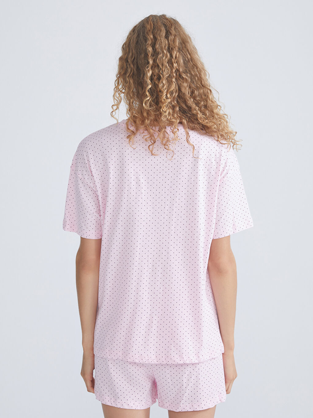 LCW DREAM ROZE Kratka pidžama komplet Žena -W5KR27Z8-LT4