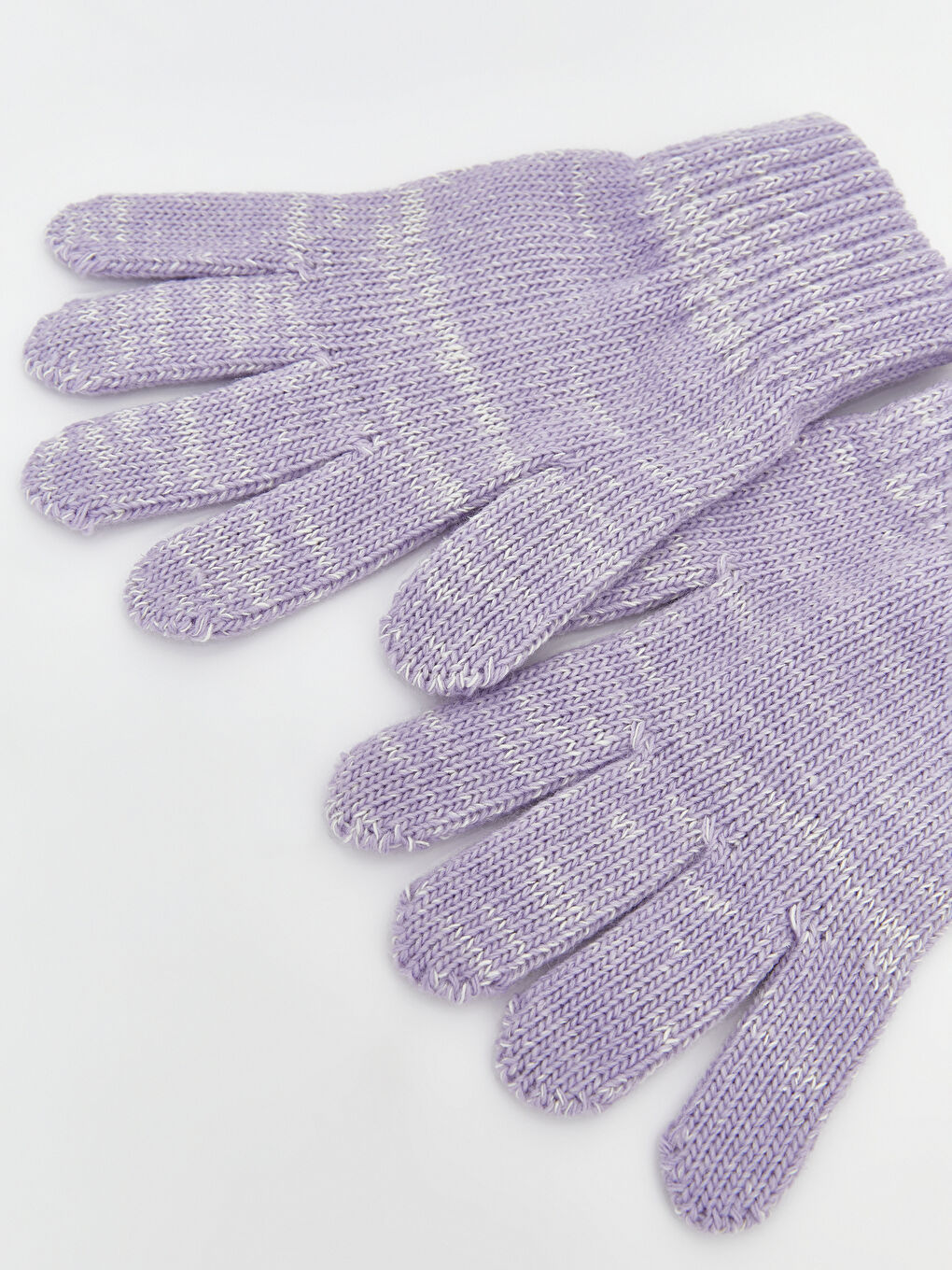 Mor Kız Çocuk Atkı Bere Ve Eldiven Takımı-3