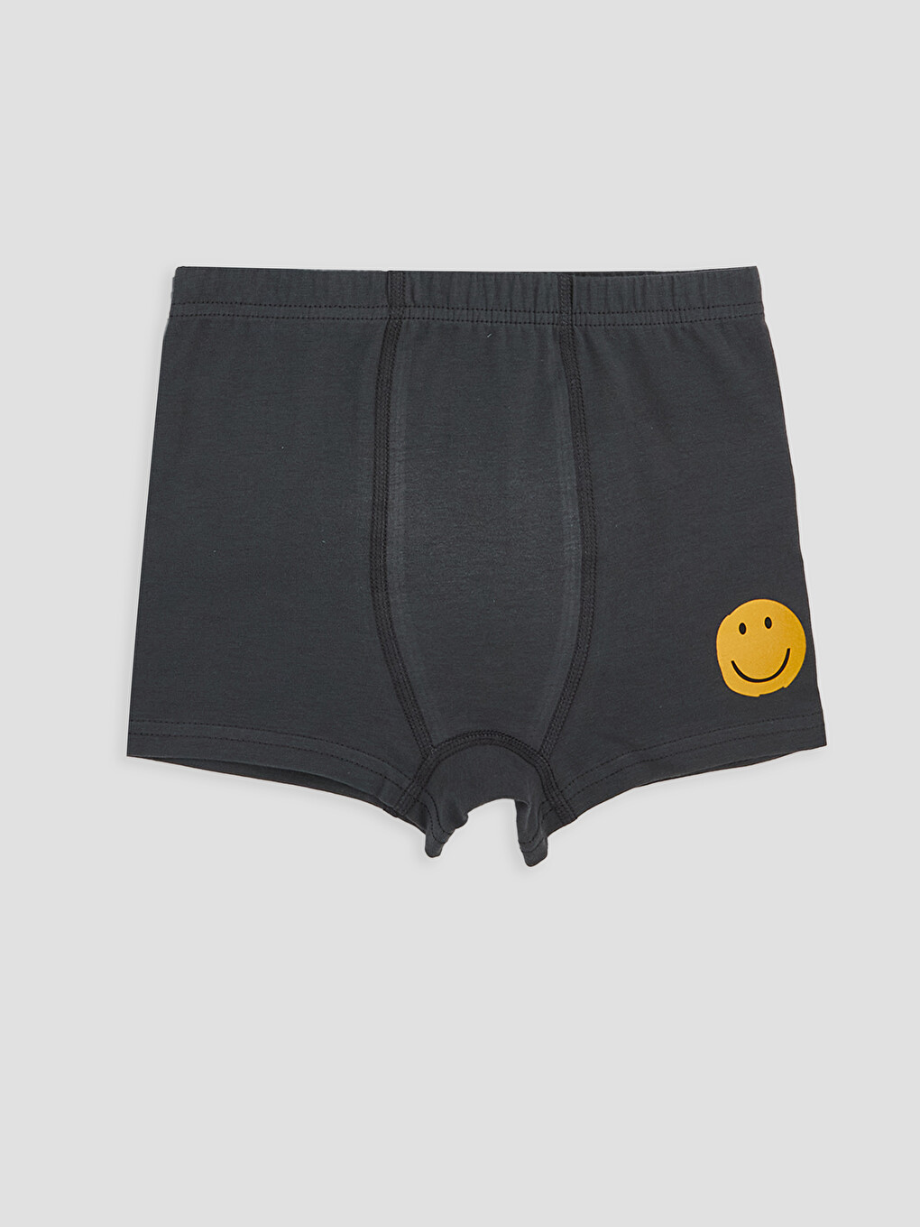 Gri Baskılı Erkek Çocuk Boxer