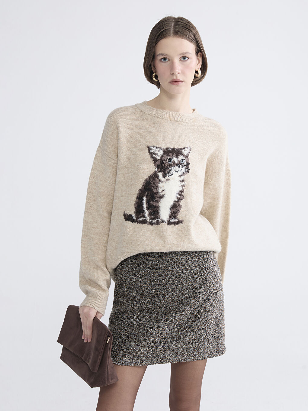 BEŽ Džemper  Žena