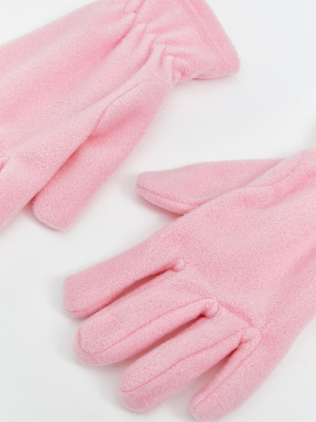 Pembe Basic Kız Çocuk Eldiven-1