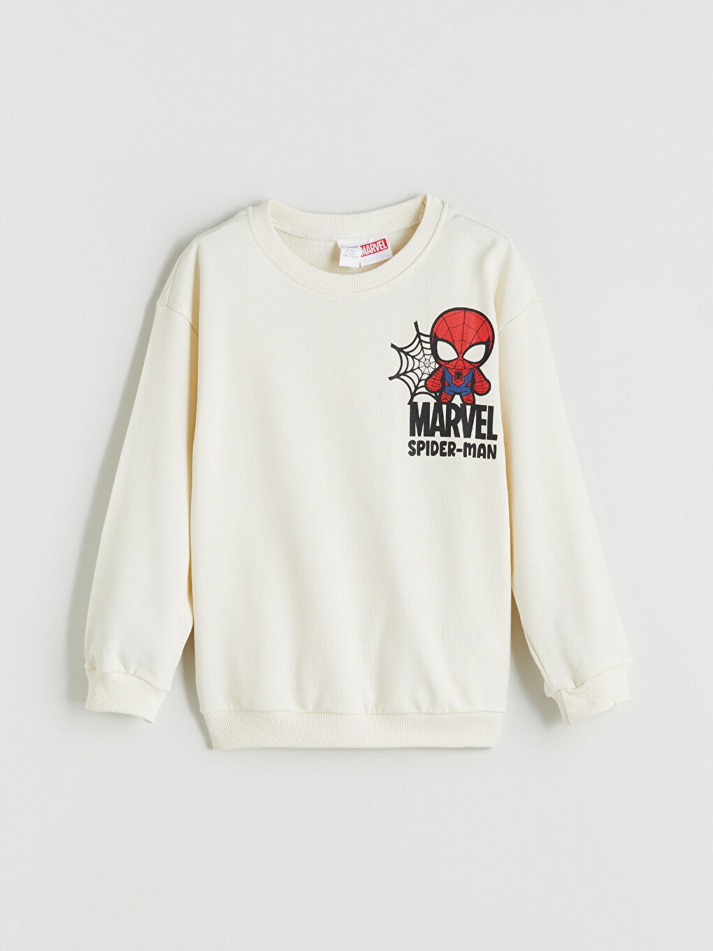 LCW Kids Spider-Man Printed Boys' Sweatshirt -W5KS93Z1-QVK