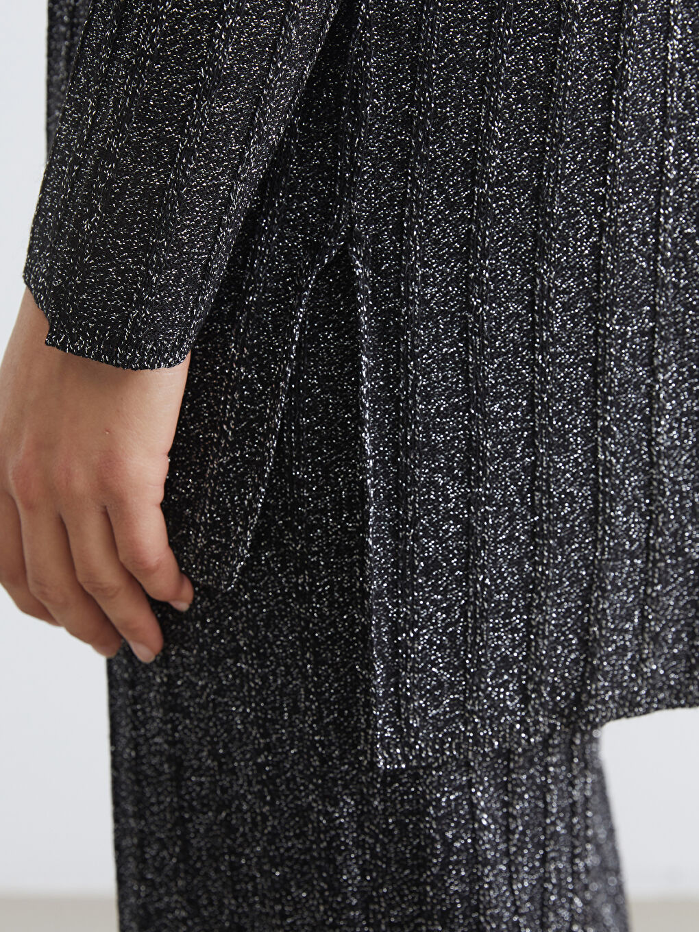 Funnel Neck Women's Knitwear Tunic-2