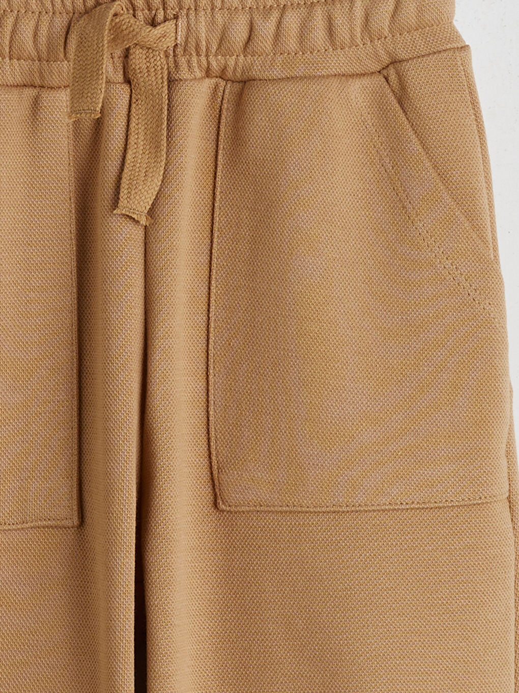 Kahverengi Beli Lastikli Erkek Çocuk Jogger  Eşofman Altı-1