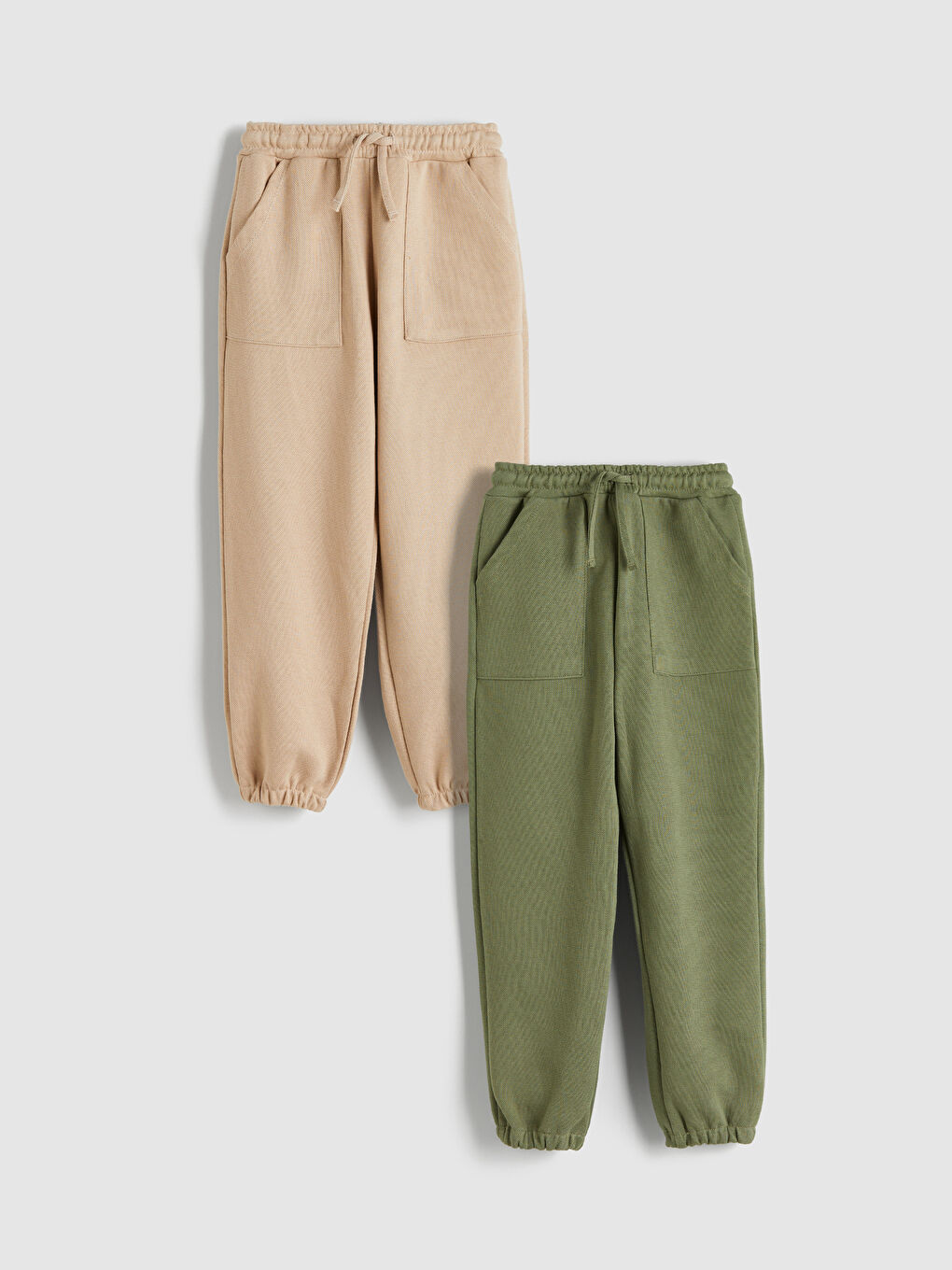Elasticated Waist Boys' Jogger Sweatpants 2 Pack