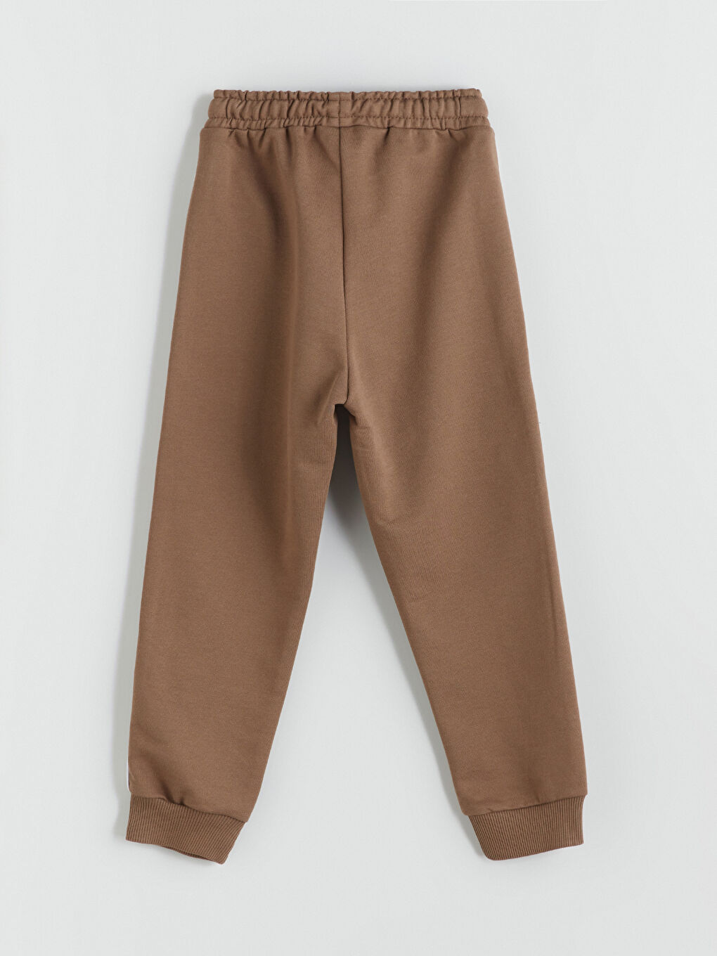 Kahverengi Beli Lastikli Erkek Çocuk Eşofman Altı 2'li-3