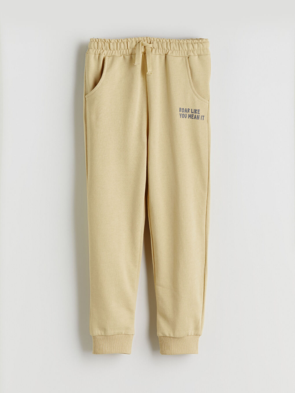 Sarı Baskılı Erkek Çocuk Jogger Eşofman Altı