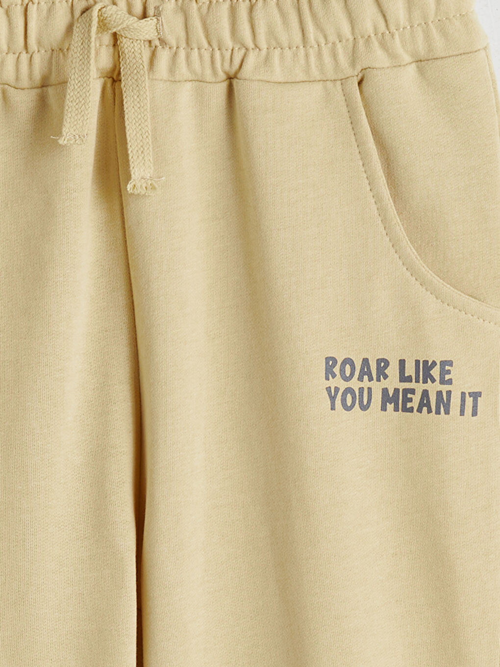 Sarı Baskılı Erkek Çocuk Jogger Eşofman Altı-2