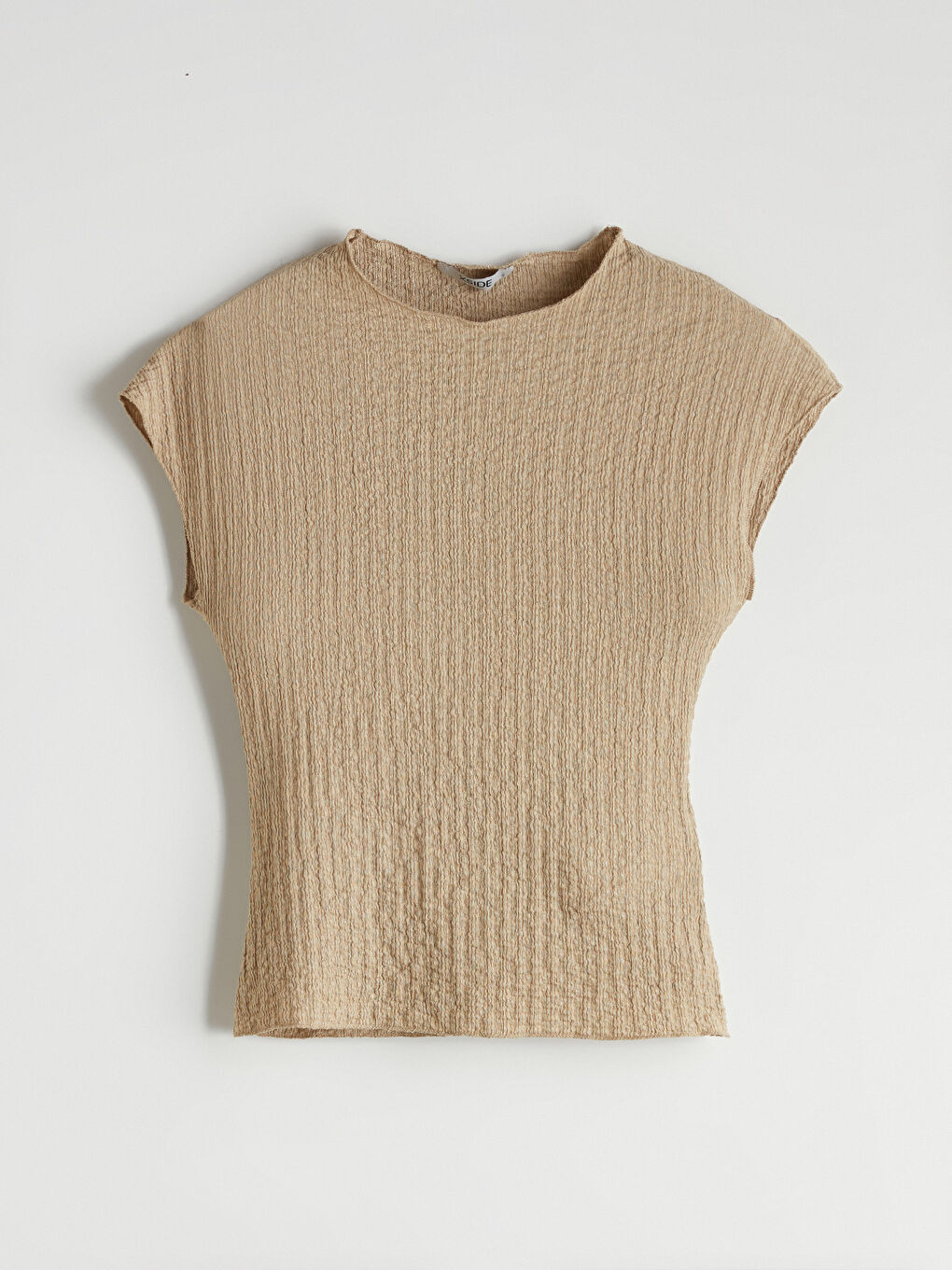 Haki Bisiklet Yaka Dokulu Kadın Body-4