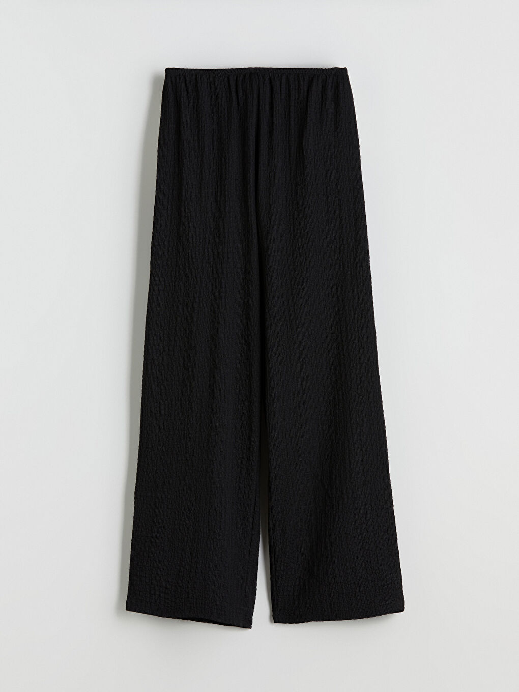 XSIDE Elasticated Waist Textured Women's Trousers -W5KT71Z8-CVL