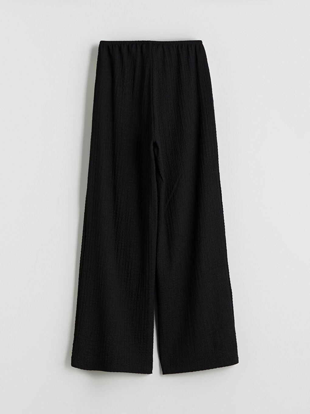 XSIDE Elasticated Waist Textured Women's Trousers -W5KT71Z8-CVL