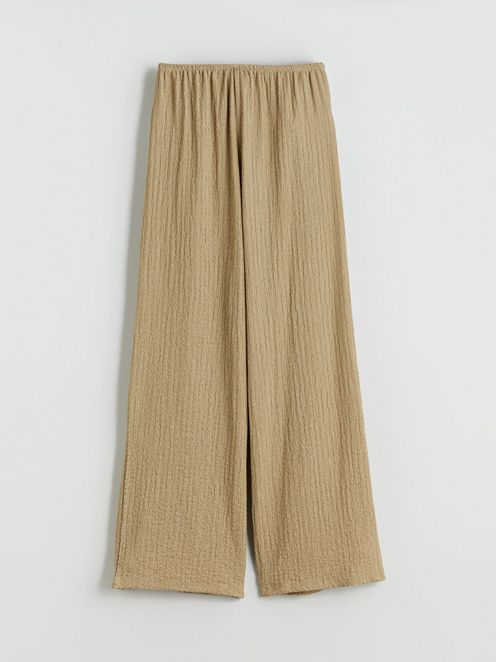 XSIDE Elasticated Waist Textured Women's Trousers -W5KT71Z8-ZS5