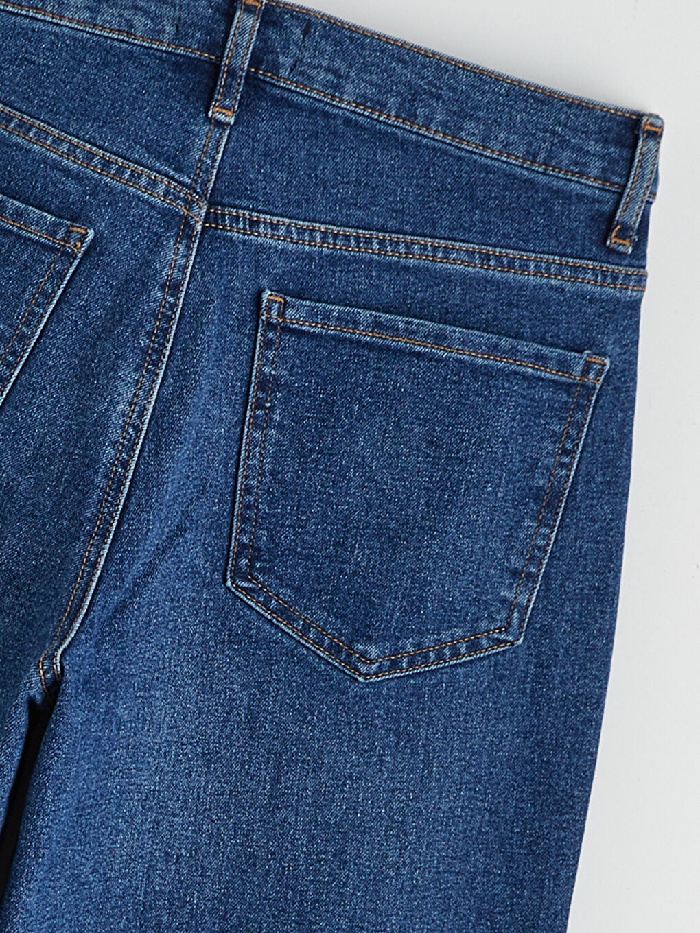 İndigo Wideleg Kadın Jean Pantolon-5