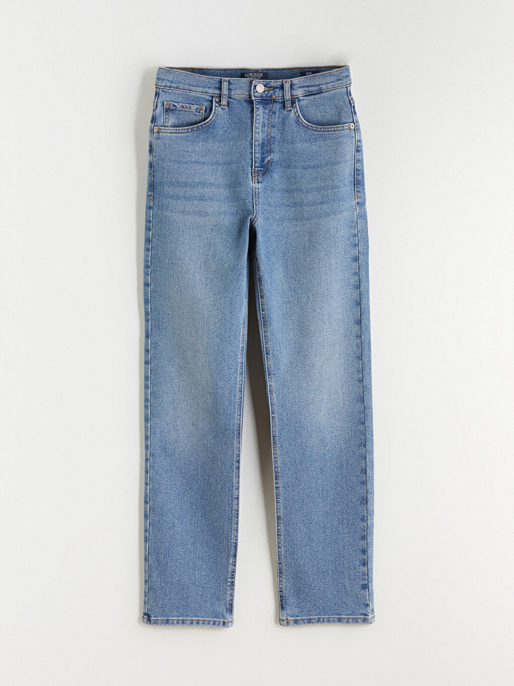 İndigo Mom Fit Kadın Jean Pantolon-4