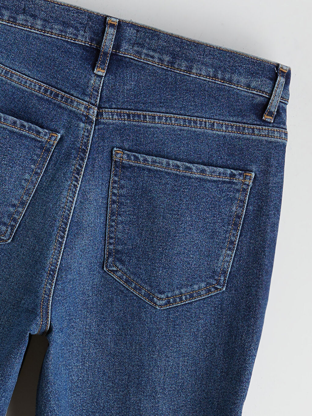 İndigo Mom Fit Kadın Jean Pantolon-5