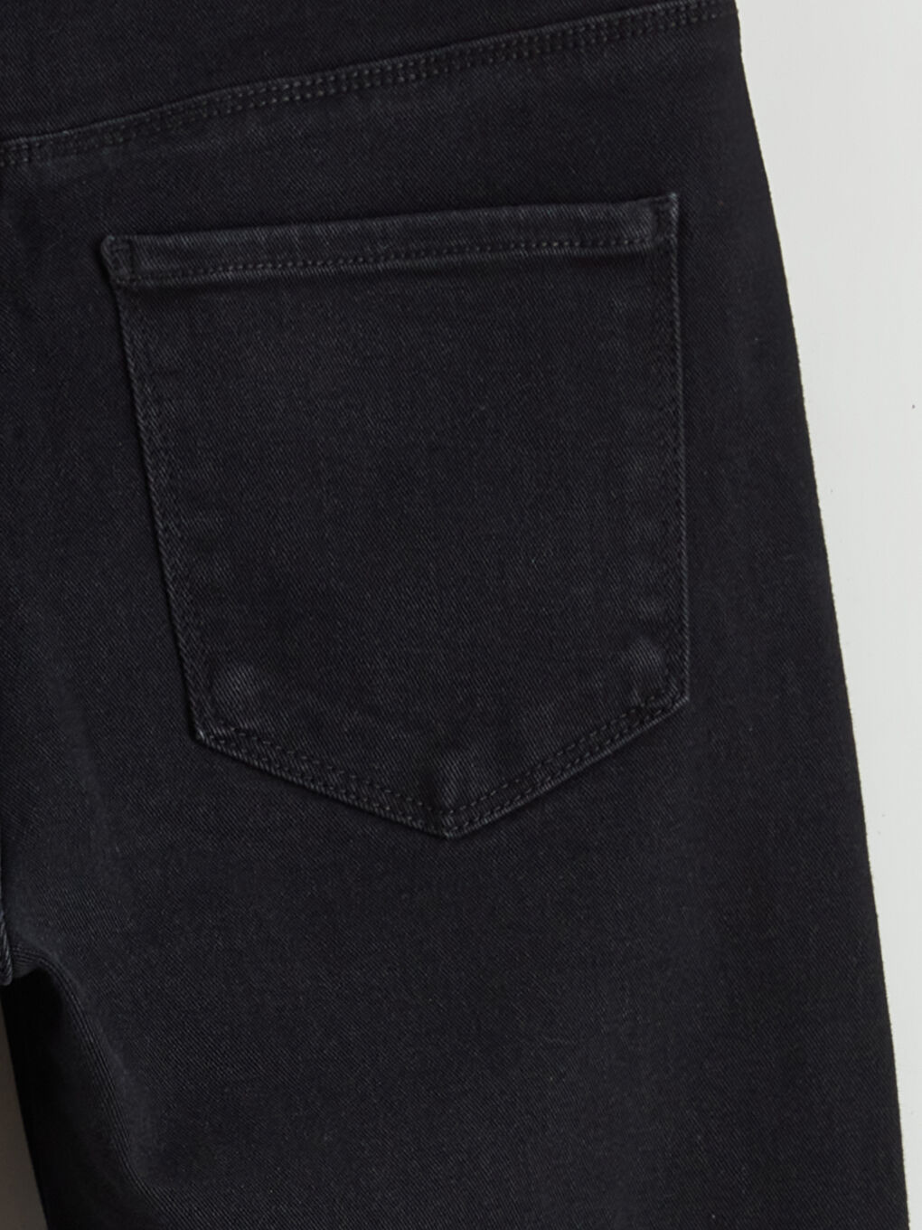 Siyah Flare Kadın Jean Pantolon-5