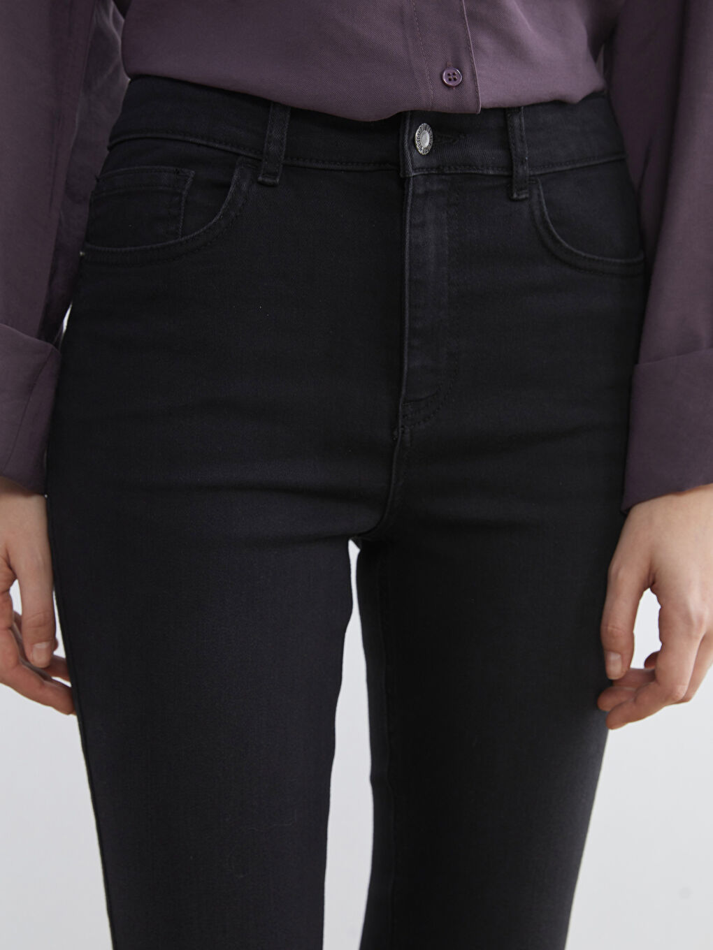 Siyah Jüpiter Süper Skinny Fit Jean Pantolon-2