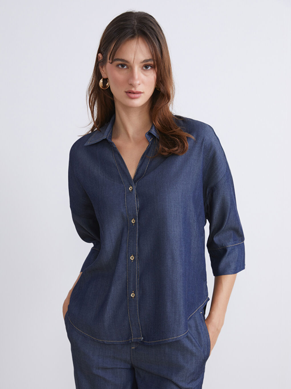 Women's Denim Shirt