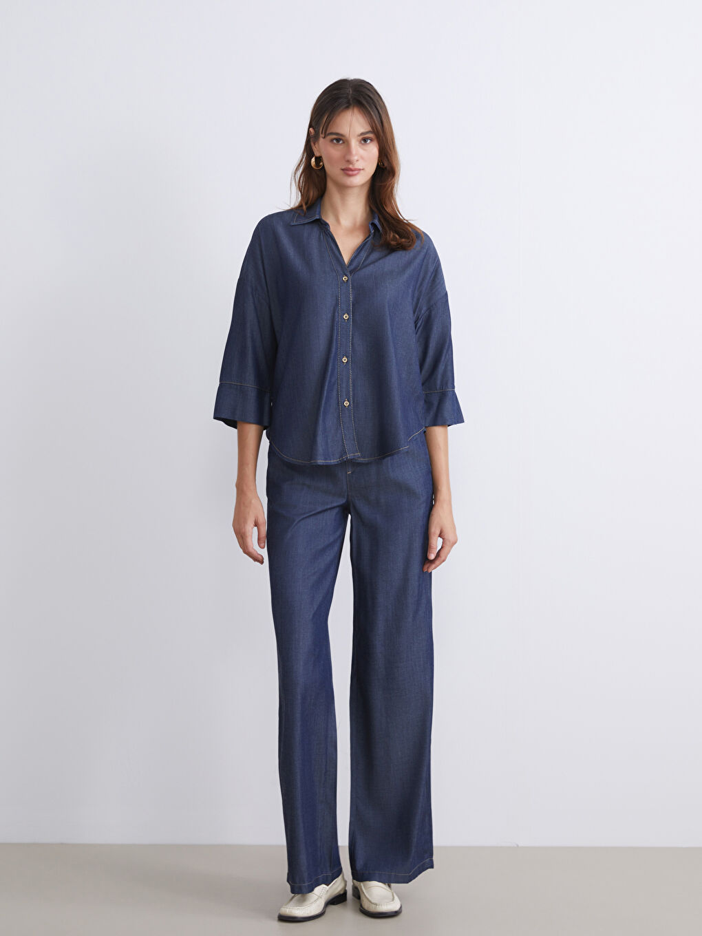 Women's Denim Shirt-1
