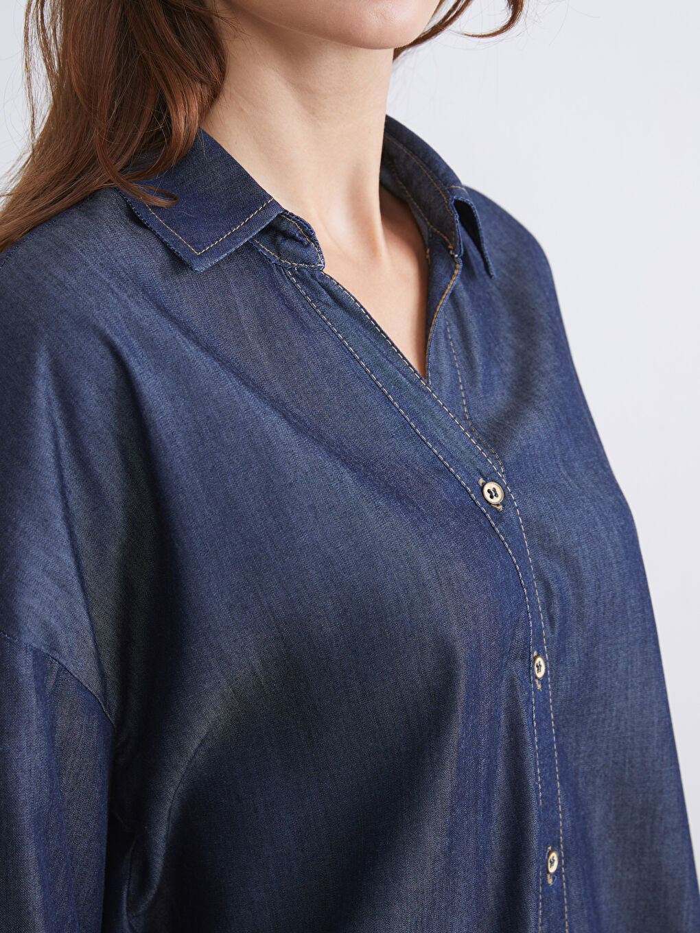 Women's Denim Shirt-2